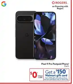 Walmart Pixel 9 Pro Postpaid Phone‡ offer