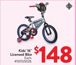 Walmart Kids' 16 Licensed Bike offer