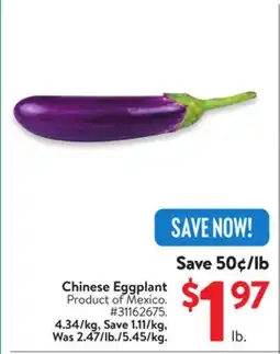 Walmart Chinese Eggplant offer