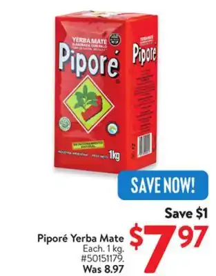 Walmart Piporé Yerba Mate offer