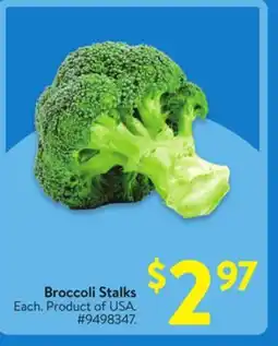 Walmart Broccoli Stalks offer