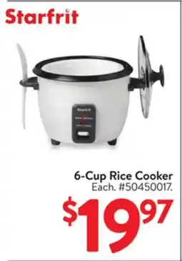 Walmart 6-Cup Rice Cooker offer