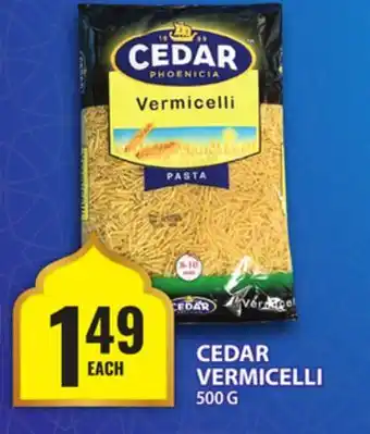 Food Basics CEDAR VERMICELLI offer