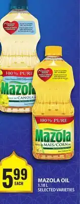 Food Basics MAZOLA OIL offer