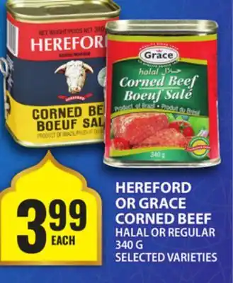 Food Basics HEREFORD OR GRACE CORNED BEEF offer