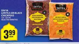 Food Basics DIVYA LENTILS OR BLACK CHICKPEAS offer