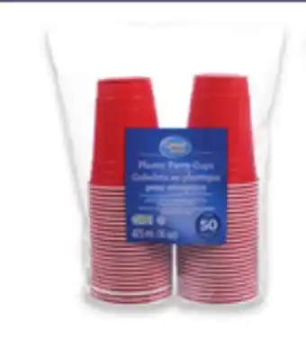 Walmart Great Value Red 473 ml Plastic Party Cups offer