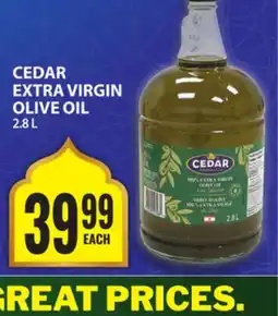 Food Basics CEDAR EXTRA VIRGIN OLIVE OIL offer