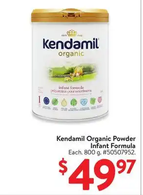 Walmart Kendamil Organic Powder Infant Formula offer