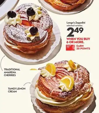 Longo's Zeppolini offer