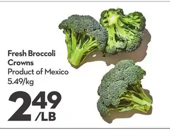 Longo's Fresh Broccoli Crowns offer