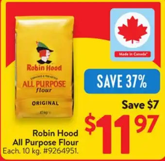 Walmart Robin Hood All Purpose Flour offer