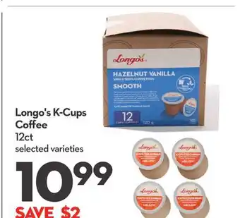 Longo's K-Cups Coffee offer