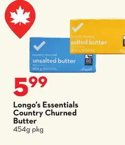 Longo's Essentials Country Churned Butter offer