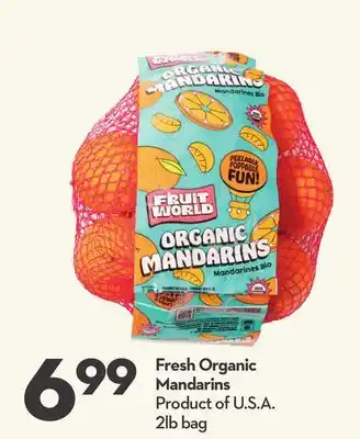 Longo's Fresh Organic Mandarins offer