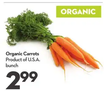 Longo's Organic Carrots offer