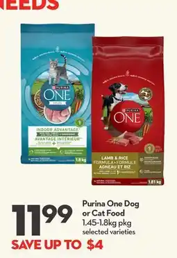 Longo's One Dog or Cat Food offer