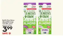 Longo's Oat or Almond Beverage offer