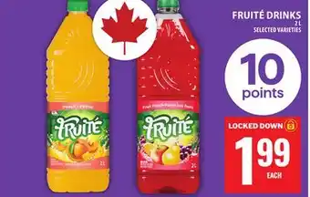 Food Basics FRUITÉ DRINKS offer