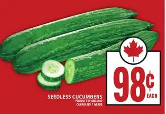 Food Basics SEEDLESS CUCUMBERS offer