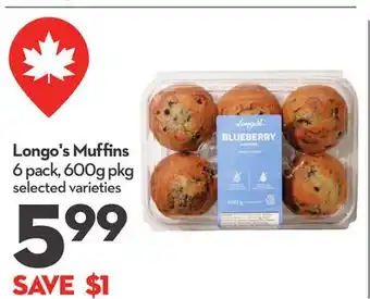 Longo's Muffins offer