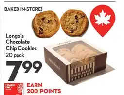 Longo's Chocolate Chip Cookies offer