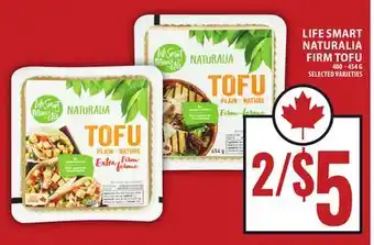 Food Basics LIFE SMART NATURALIA FIRM TOFU offer