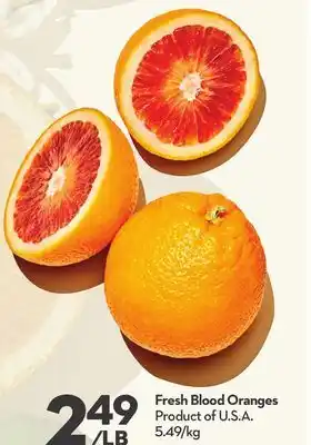 Longo's Fresh Blood Oranges offer