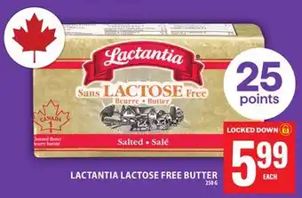 Food Basics LACTANTIA LACTOSE FREE BUTTER offer