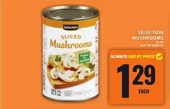 Food Basics SELECTION MUSHROOMS offer