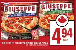 Food Basics DR.OETKER GIUSEPPE RISING CRUST PIZZA offer