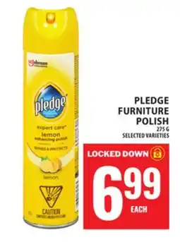 Food Basics PLEDGE FURNITURE POLISH offer