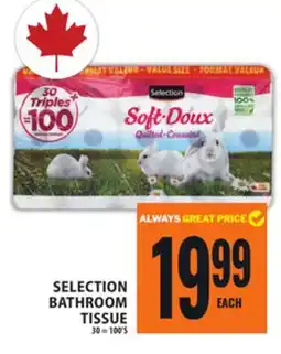 Food Basics SELECTION BATHROOM TISSUE offer