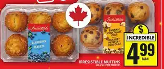 Food Basics IRRESISTIBLE MUFFINS offer