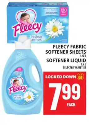 Food Basics FLEECY FABRIC SOFTENER SHEETS OR SOFTENER LIQUID offer