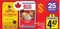 Food Basics ROBIN HOOD OR FIVE ROSES FLOUR offer