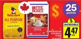 Food Basics ROBIN HOOD OR FIVE ROSES FLOUR offer