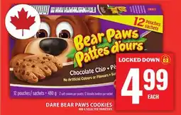 Food Basics DARE BEAR PAWS COOKIES offer