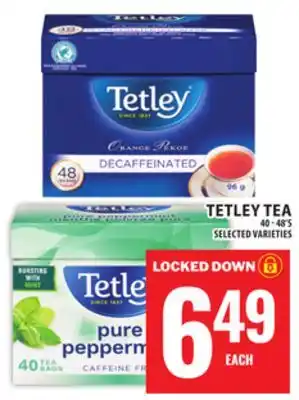 Food Basics TETLEY TEA offer