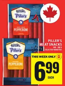 Food Basics PILLER'S MEAT SNACKS offer