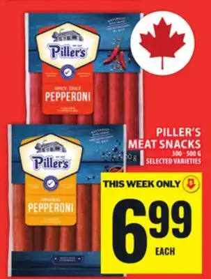 Food Basics PILLER'S MEAT SNACKS offer