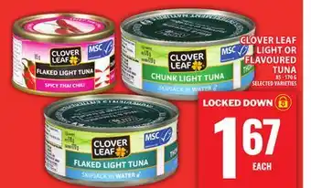 Food Basics CLOVER LEAF LIGHT OR FLAVOURED TUNA offer