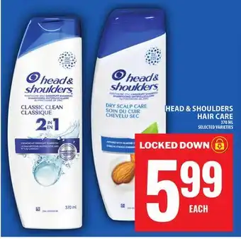 Food Basics HEAD & SHOULDERS HAIR CARE offer