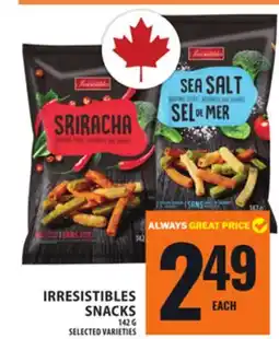 Food Basics IRRESISTIBLES SNACKS offer