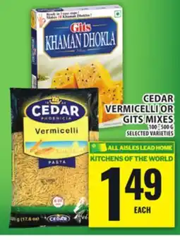 Food Basics CEDAR VERMICELLI OR GITS MIXES offer