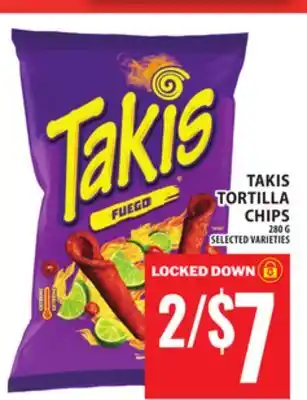 Food Basics TAKIS TORTILLA CHIPS offer