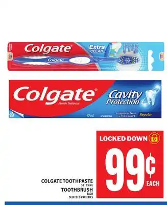 Food Basics COLGATE TOOTHPASTE OR TOOTHBRUSH offer