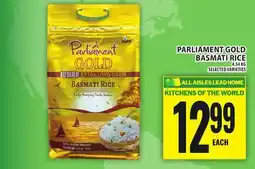 Food Basics PARLIAMENT GOLD BASMATI RICE offer