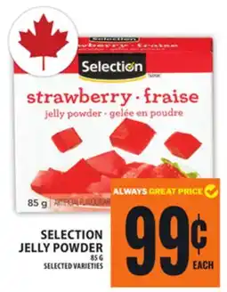 Food Basics SELECTION JELLY POWDER offer