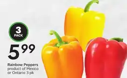 Sobeys Rainbow Peppers offer